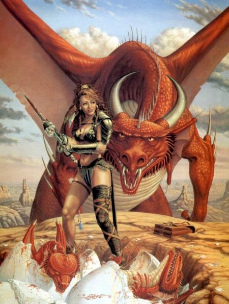 Maman dragon est en col�re.....