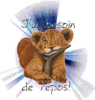 Repos repos et repos....