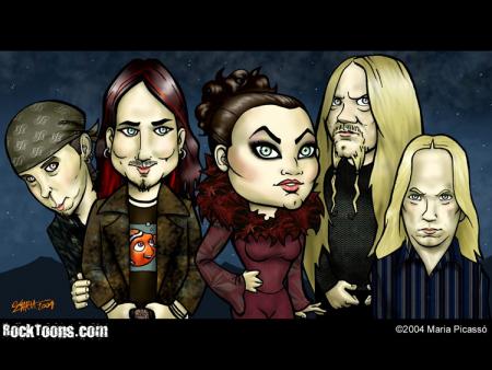 Magnifique cette caricature de Nightwish