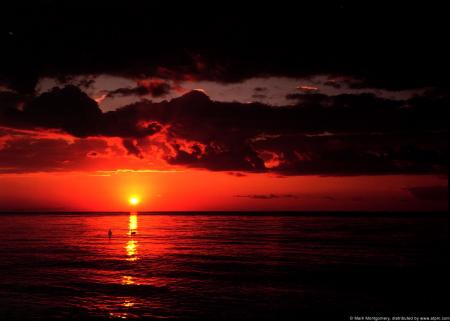 Coucher de soleil....