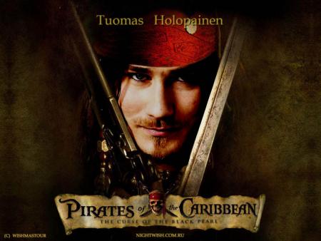 Tuomas Holopainen en Jack Sparrow qui l'aurait cru?
