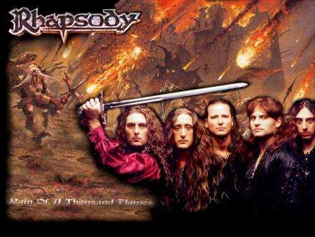 Rhapsody un groupe de speed m�tal symphonique que j'ador beaucoup